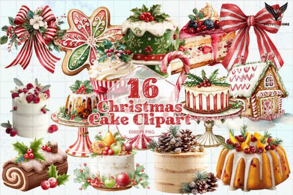 Christmas Cake Clipart PNG: A Brand Designer’s Review of Seasonal Illustrations