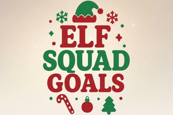 Christmas Elf Squad Goals Sweater PNG: A Designer’s Review for Illustrations