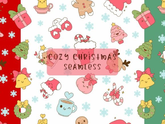 Cute Cozy Christmas Seamless Pattern: A Brand Designer’s Review