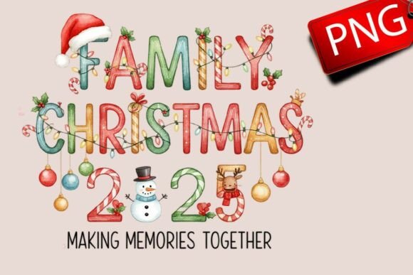 Family Christmas 2025, Making, Memories, Illustrations