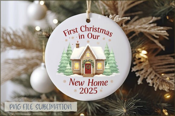 First Christmas in Our New Home 2025 Orn Illustrations Review