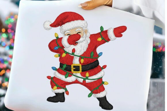 Funny Christmas Santa Png Faux Yarn Png