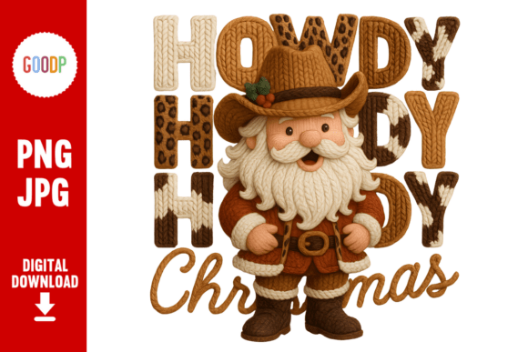 Howdy Christmas Cowboy Santa Crochet Png: A Practical Review for Illustrations and Digital Sellers