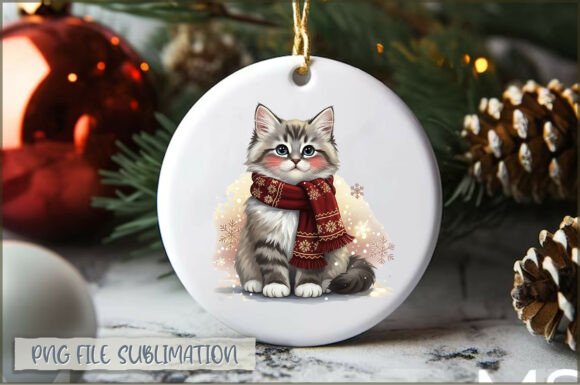 Kitten My Christmas 2025 Ornament PNG Review for Illustrations