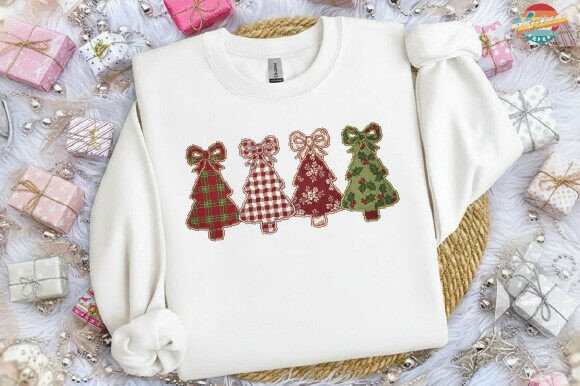 Plaid and Patterned Christmas Trees PNG: A Designer’s Review for Illustrations