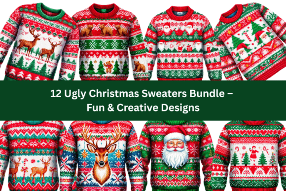 Review: 12 Ugly Christmas Sweaters Bundle